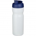 Baseline® Plus 650 ml Sportflasche mit Klappdeckel, Transparent / Blau