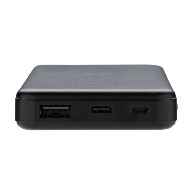Logotrade werbemittel das Foto: 5.000mAh 5W Wireless Powerbank aus RCS recyceltem Kunststoff