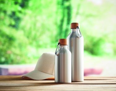 Logotrade Logogeschenke das Foto: Trinkflasche Aluminium 400 ml