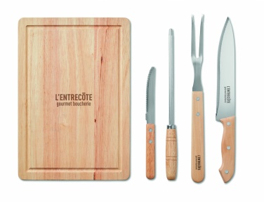 Logotrade Geschäftsgeschenke das Foto: 4teiliges Barbecue Werkzeug