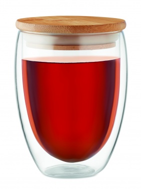 Logotrade Geschäftsgeschenke das Foto: Doppelwandiges Glas 350 ml Cologne