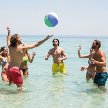 Logotrade Werbegeschenke das Foto: Mehrfarbiger Strandball PALM SPRINGS