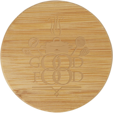 Logotrade Werbegeschenke das Foto: Zen Teekanne mit Sieb und Deckel aus Bambus