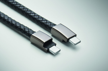 Logotrade Werbeartikel das Foto: 60W Flecht-Armband-Ladekabel