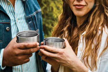 Logotrade Werbeartikel das Foto: Black+Blum Explorer Flasche Duo 1L