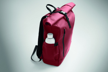 Logotrade Logogeschenke das Foto: Rolltop-Rucksack 600D RPET