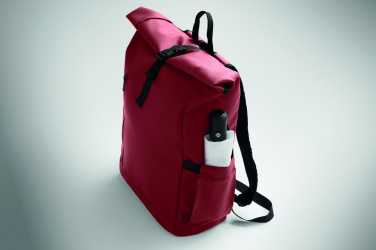Logotrade Geschäftsgeschenke das Foto: Rolltop-Rucksack 600D RPET