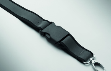 Logotrade Geschäftsgeschenke das Foto: Reflektierendes RPET-Lanyard