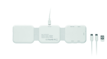 Logotrade Werbeartikel das Foto: 3fach Ladestation