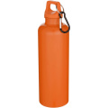Oregon 750 ml einfarbige RS-zertifizierte Wasserflasche aus recyceltem Kunststoff mit Karabinerhaken, Orange
