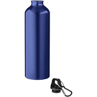Logo trade promotional products picture of: Oregon 770 ml aluminium water bottle with carabiner