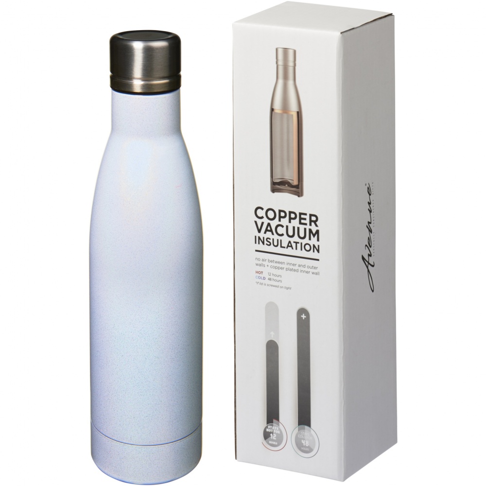 Logotrade business gift image of: Vasa Aurora 500 ml copper vacuum insulated water bottle