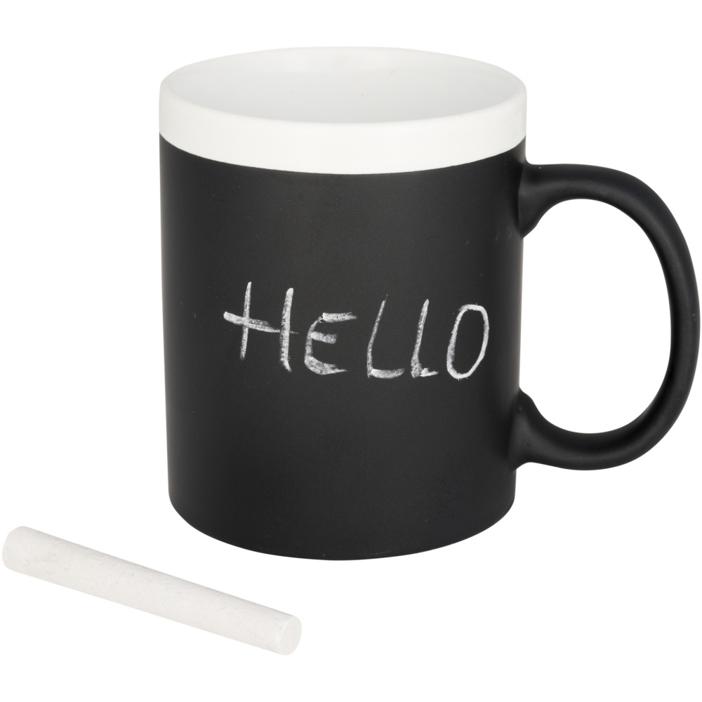 Logo trade promotional items picture of: Chalk-write 330 ml ceramic mug