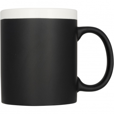 Logo trade promotional products image of: Chalk-write 330 ml ceramic mug