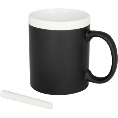 Logo trade advertising products image of: Chalk-write 330 ml ceramic mug