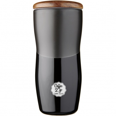 Logo trade promotional items picture of: Double-walled ceramic tumbler Reno 370 ml