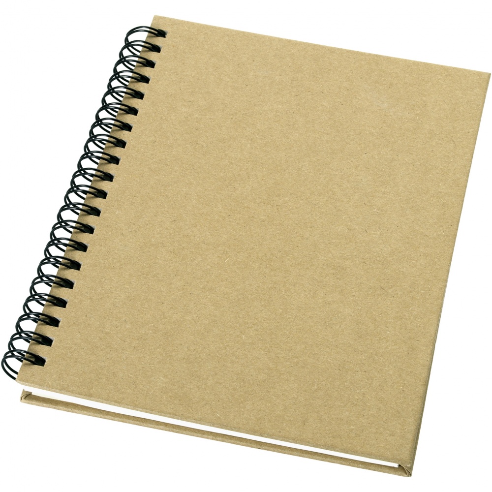 Logo trade promotional giveaways picture of: Mendel recycled notebook