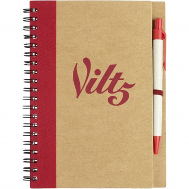 Logotrade advertising products photo of: Priestly recycled notebook with pen