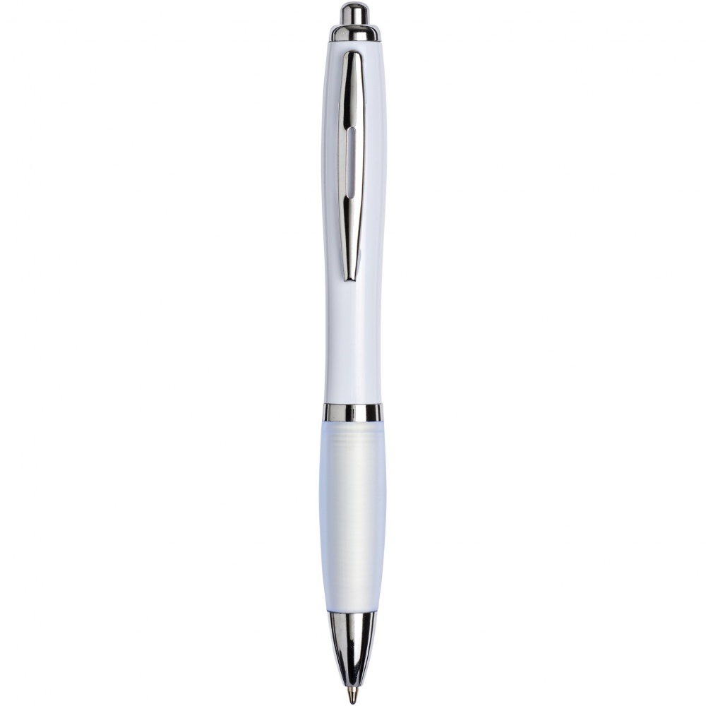 Logo trade promotional merchandise picture of: Nash ballpoint pen with coloured barrel and grip