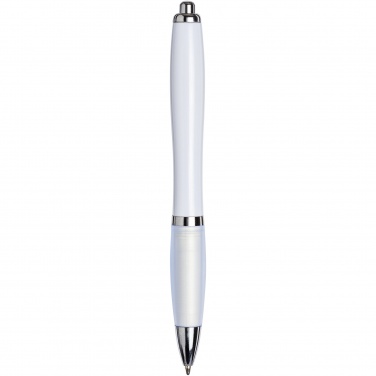 Logo trade corporate gifts picture of: Nash ballpoint pen with coloured barrel and grip