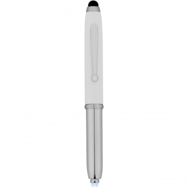 Logo trade promotional giveaways picture of: Xenon stylus ballpoint pen with LED light