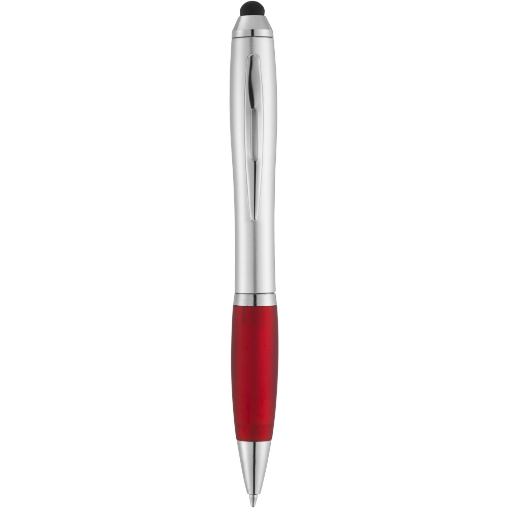 Logotrade corporate gift picture of: Nash stylus ballpoint with coloured grip