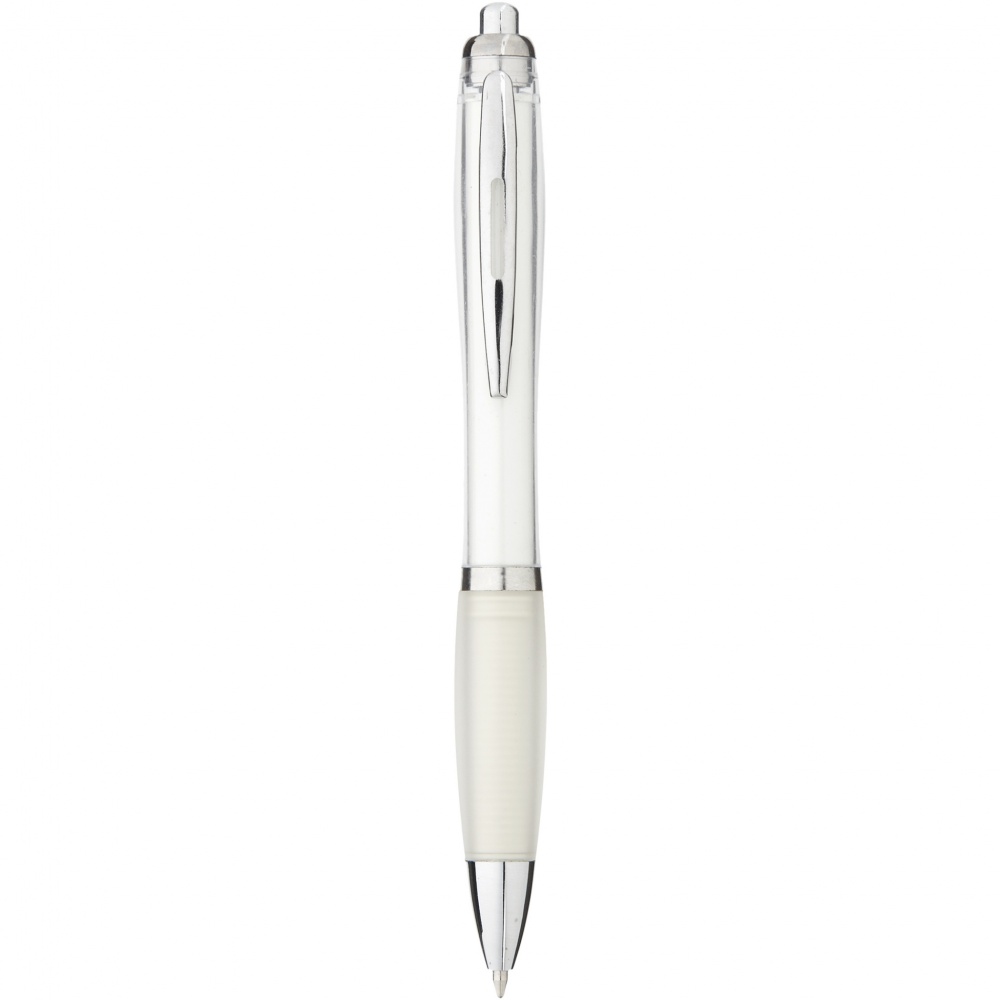 Logotrade promotional giveaway image of: Nash ballpoint pen coloured barrel and grip