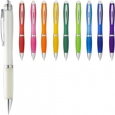 Logotrade business gift image of: Nash ballpoint pen coloured barrel and grip