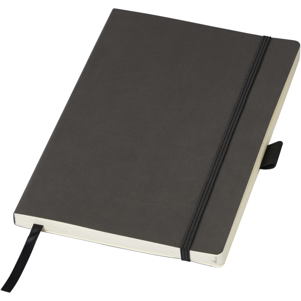 Logo trade promotional giveaways picture of: Revello A5 soft cover notebook