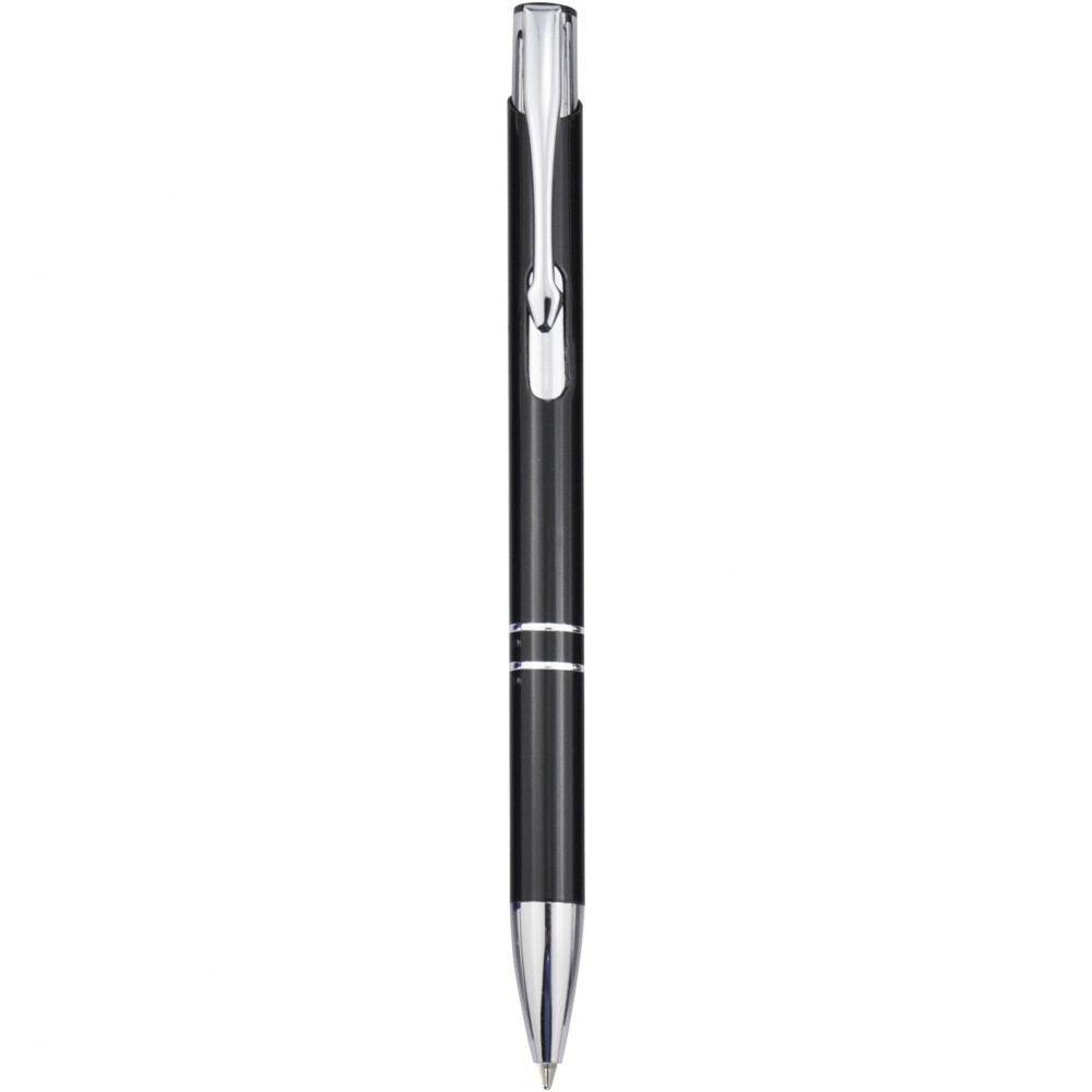 Logo trade advertising product photo of: Moneta aluminium click ballpoint pen (blue ink)