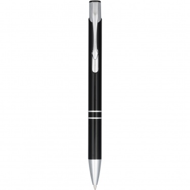 Logotrade business gift image of: Moneta anodized aluminium click ballpoint pen