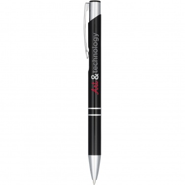 Logotrade promotional merchandise photo of: Moneta anodized aluminium click ballpoint pen