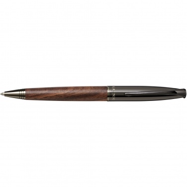 Logo trade business gift photo of: Loure wood barrel ballpoint pen