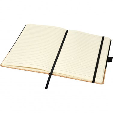 Logo trade advertising product photo of: Evora A5 cork thermo PU notebook