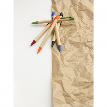 Logotrade corporate gift image of: Berk recycled carton and corn plastic ballpoint pen