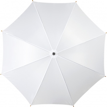Logo trade promotional item photo of: Kyle 23" auto open umbrella wooden shaft and handle