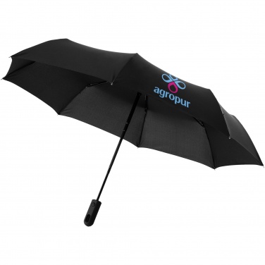 Logo trade promotional giveaways image of: Trav 21.5" foldable auto open/close umbrella