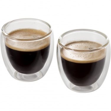 Logotrade corporate gift picture of: Boda 2-piece glass espresso cup set