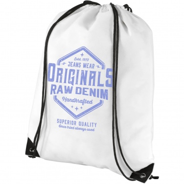 Logo trade corporate gift photo of: Evergreen non-woven drawstring bag 5L