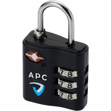 Logo trade corporate gifts image of: Kingsford TSA luggage lock