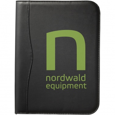 Logo trade promotional merchandise photo of: Ebony A4 zippered portfolio