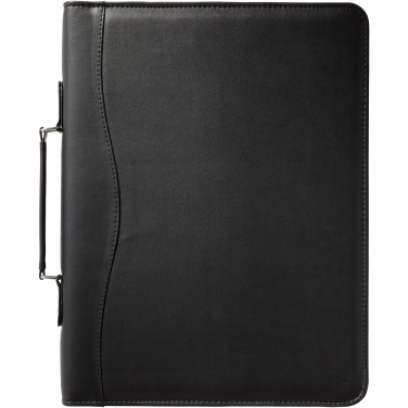 Logo trade advertising products image of: Ebony A4 briefcase portfolio