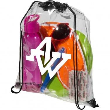 Logotrade advertising product picture of: Lancaster transparent drawstring bag 5L