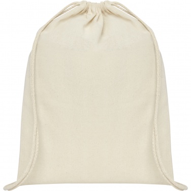 Logo trade promotional products picture of: Oregon 100 g/m² cotton drawstring bag 5L