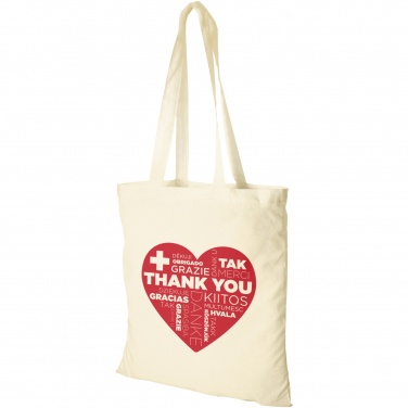 Logo trade promotional giveaway photo of: Madras 140 g/m² cotton tote bag 7L