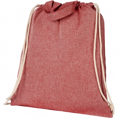 Logo trade promotional merchandise picture of: Pheebs 150 g/m² recycled drawstring bag 6L