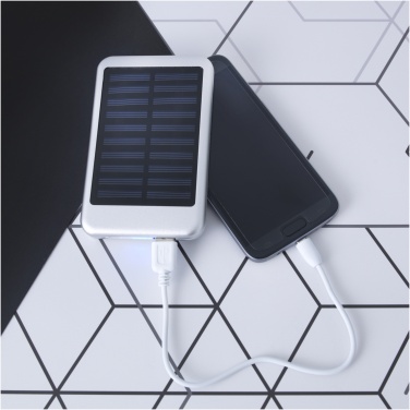 Logo trade promotional merchandise photo of: Bask 4000 mAh solar power bank