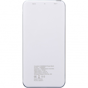 Logotrade advertising product picture of: Constant 10.000 mAh wireless power bank with LED