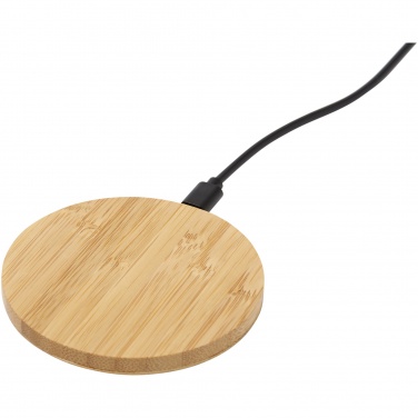 Logo trade advertising product photo of: Essence 5W bamboo wireless charging pad