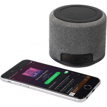 Logotrade promotional merchandise image of: Fiber 3W wireless charging Bluetooth® speaker